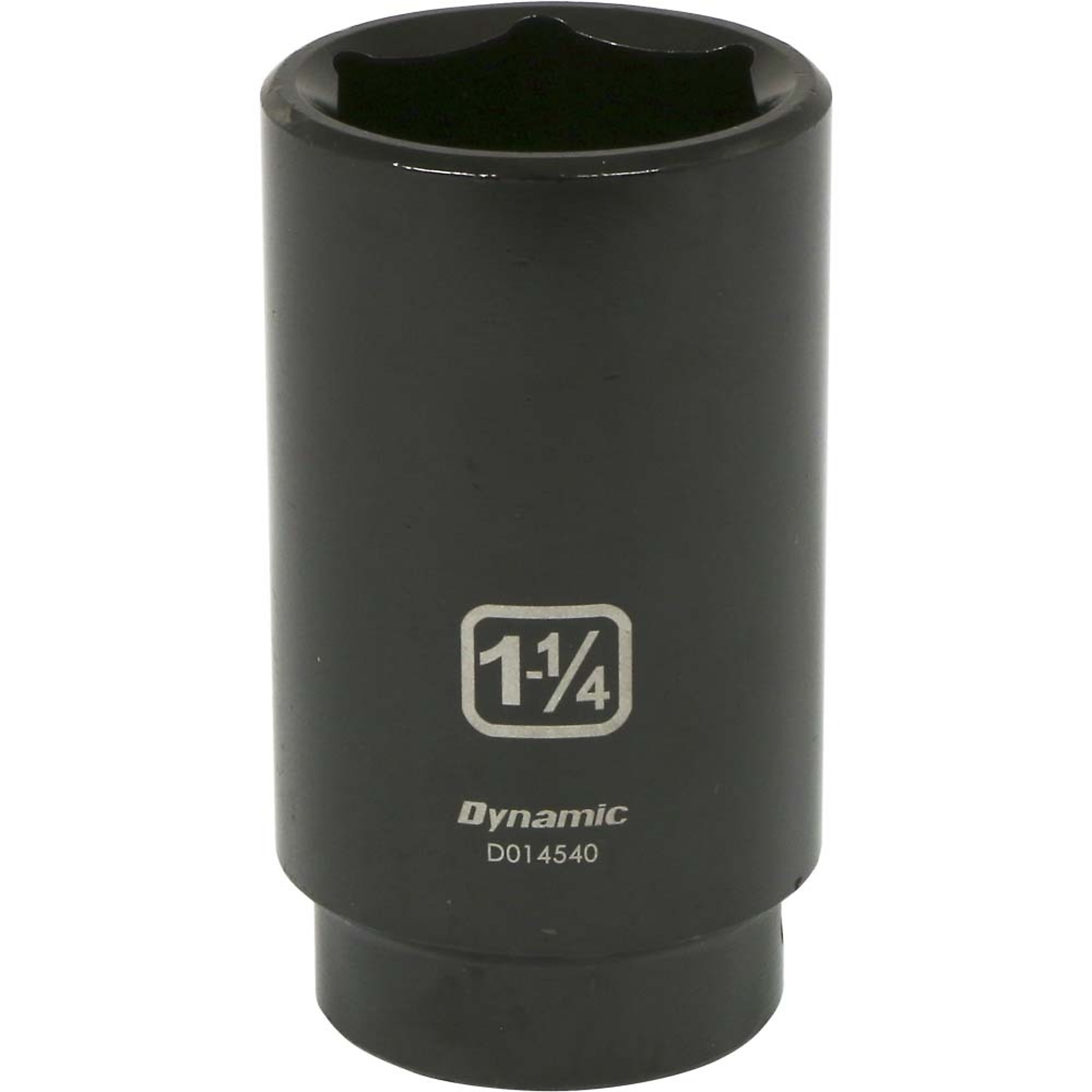 Dynamic Tools 1/2" Drive 6 Point SAE, 1-1/4" Deep Length, Impact Socket